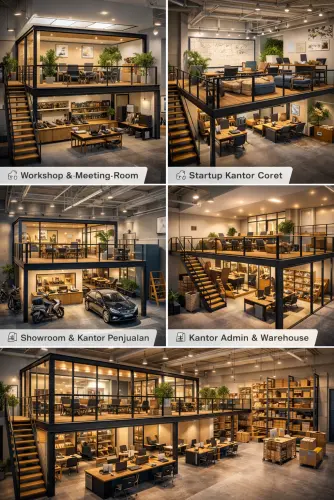 Mezzanine Ruang Kantor di Astana Anyar