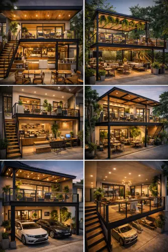 Mezannine Cafe Modern di Astana Anyar